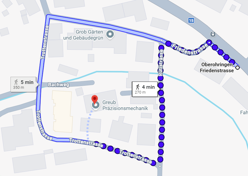 Maps Anfahrt Trottenflohmi 2026 ÖV